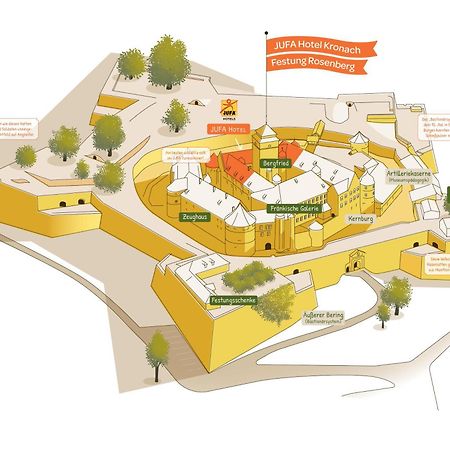 Jufa Hotel Kronach - Festung Rosenberg Ngoại thất bức ảnh